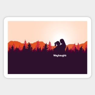 Romantic WayHaught Sticker